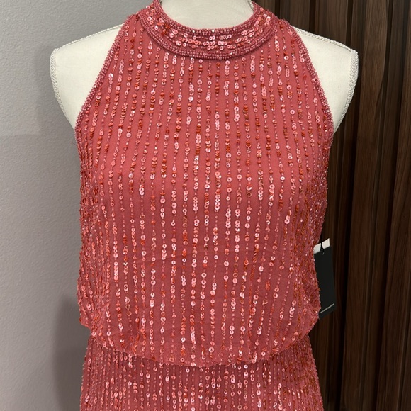 NWT 🏷️ ADRIANNA PAPELL halter dress size 4 - Picture 7 of 14